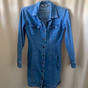 Light blue jean dress